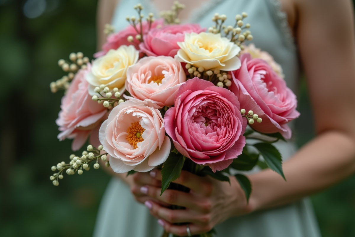 fleurs colorées